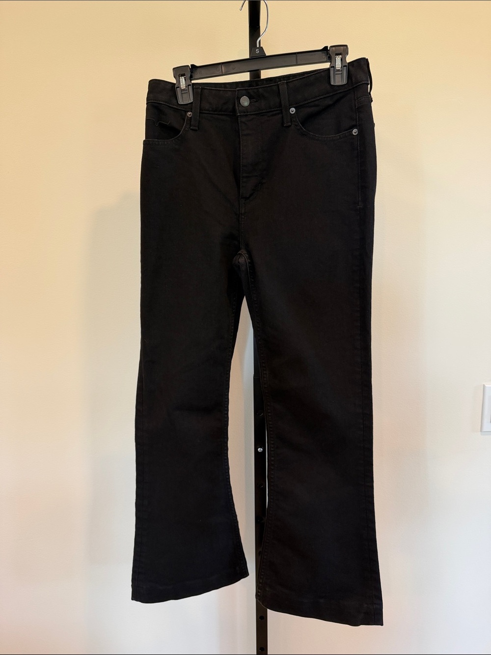 Jenni Black Flared Wide Leg Jeans